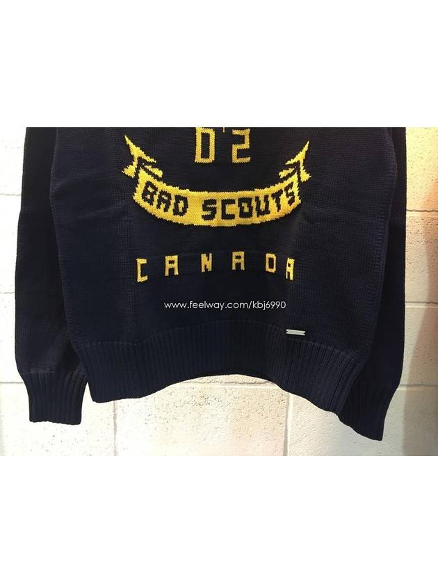 Men's Bad Scout Knit Top Navy - DSQUARED2 - BALAAN 5