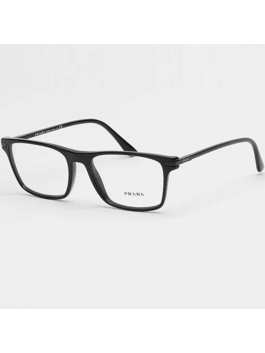 Eyewear Square Eyeglasses Black - PRADA - BALAAN