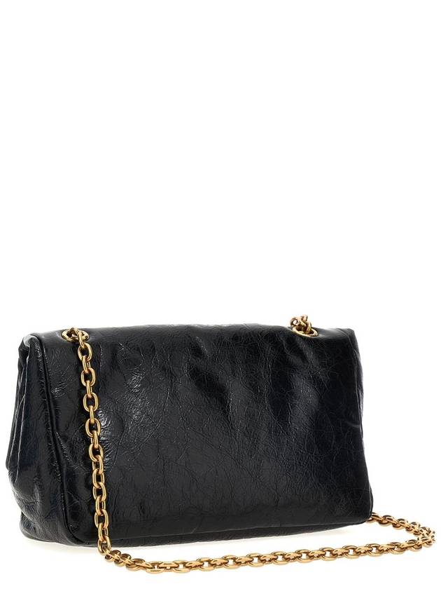 Monaco Small Chain Shoulder Bag Black - BALENCIAGA - BALAAN 3