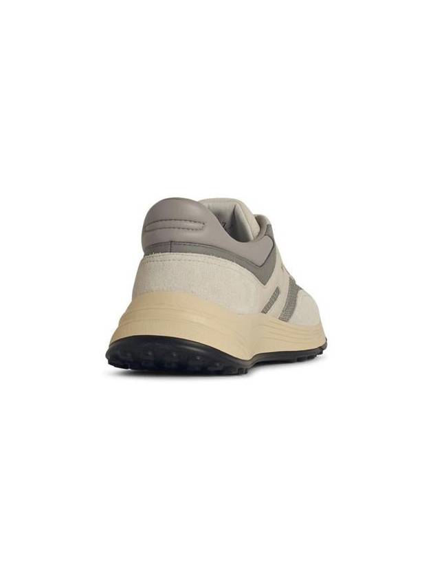 Hogan 'Hyperlight' Grey Leather Blend Sneakers - HOGAN - BALAAN 3