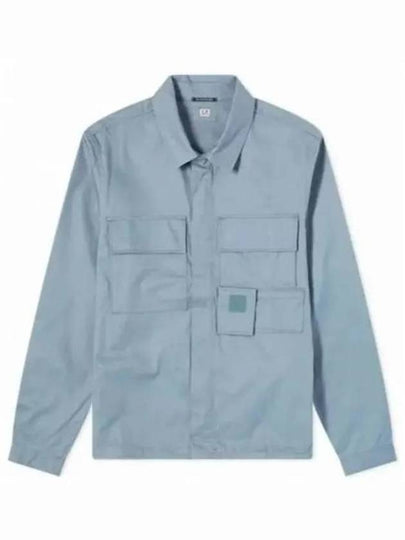 Gabardine Pockets Long Sleeve Shirt Turbulence - CP COMPANY - BALAAN 2