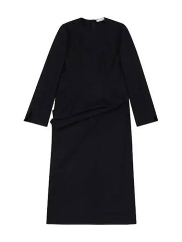 Lucien Asymmetrical Dress Black 6802W2312BLK One Piece - THE ROW - BALAAN 1