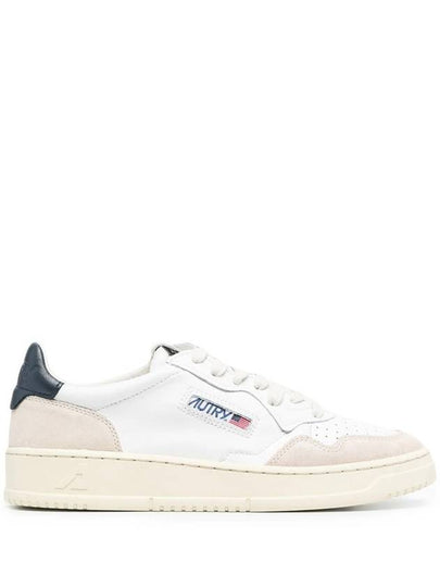 Medalist Navy Tab Low Top Sneakers White Blue - AUTRY - BALAAN 2