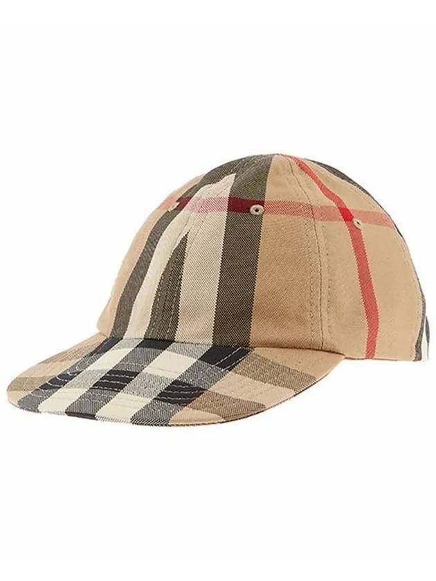 Reversible Vintage Check Cotton Ball Cap Archive Beige - BURBERRY - BALAAN 4