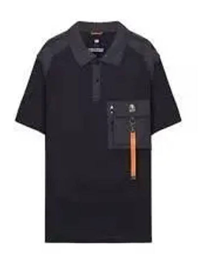 Men's Rescue Zwart Polo Shirt Black - PARAJUMPERS - BALAAN 2