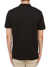 Slim Fit Organic Cotton Polo Shirt Black - DIESEL - BALAAN 6