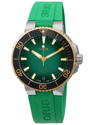 Oris Aquis Automatic Green Dial Men's Watch 01 400 7769 6357-07 4 22 77FC - ORIS - BALAAN 1