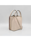 Rockstud Strap Tote Bag Ivory - VALENTINO - BALAAN 4