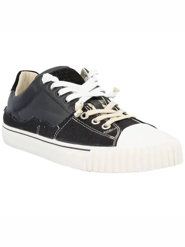 New Evolution Leather Low Top Sneakers Black - MAISON MARGIELA - BALAAN 4