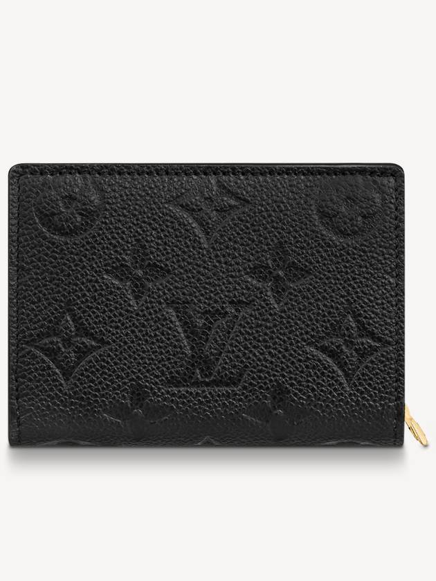 Clea Monogram Empreinte Half Wallet Black - LOUIS VUITTON - BALAAN 4