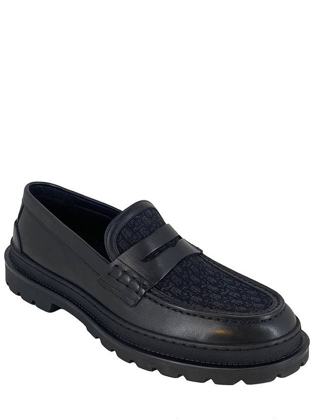 Oblique Jacquard Explorer Loafers Black - DIOR - BALAAN 4