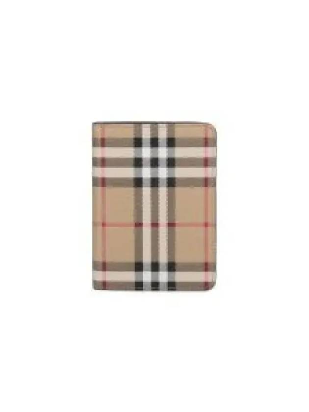 Vintage Check Passport Wallet Beige - BURBERRY - BALAAN 2