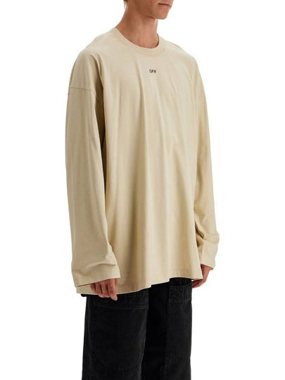 long sleeve oversized t-shirt for - OFF WHITE - BALAAN 2