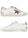 Superstar Leather Low Top Sneakers Red White - GOLDEN GOOSE - BALAAN 2