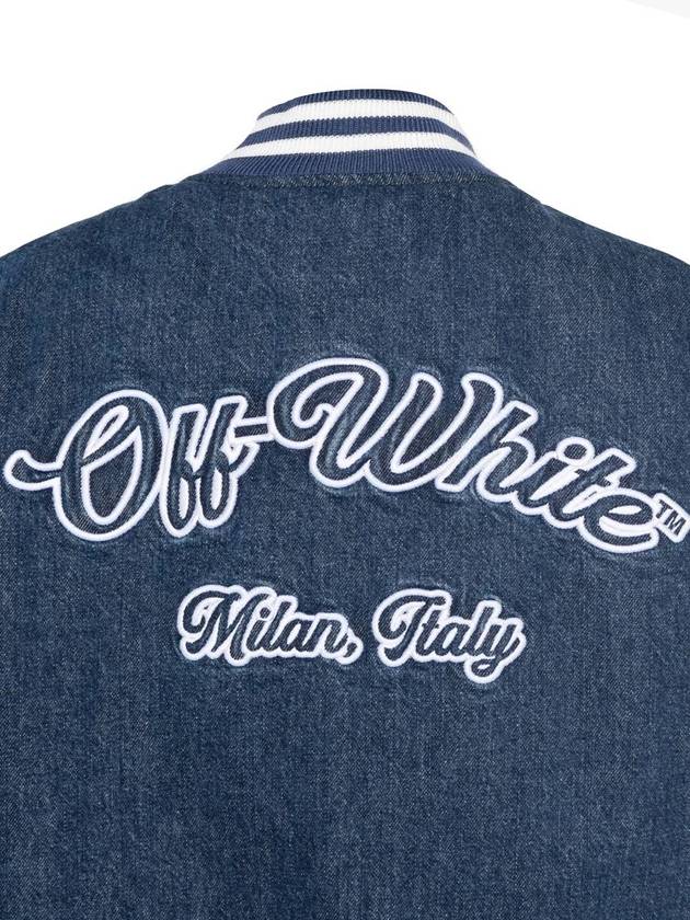 Ow Full Denim Jacket Blue - OFF WHITE - BALAAN 4