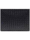 Medium Intrecciato Document Case Black - BOTTEGA VENETA - BALAAN 5