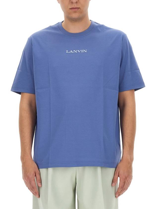 Long Sleeve T-Shirt RM TS0010 J134 E24 224 CORNFLOWER - LANVIN - BALAAN 2