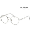 Glasses frame ML5179 016 silver round - MONCLER - BALAAN 1