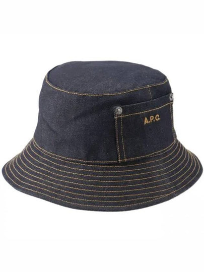 Bob Thais Denim Bucket Hat Indigo - A.P.C. - BALAAN 2