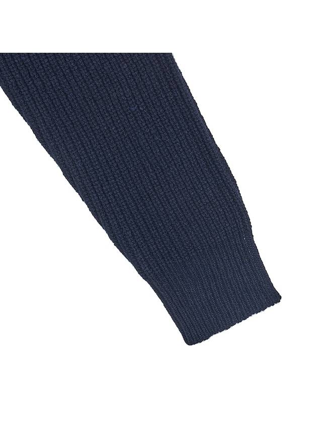 Donegal Classic Cashmere Wool Knit Top Navy - MAISON MARGIELA - BALAAN 6