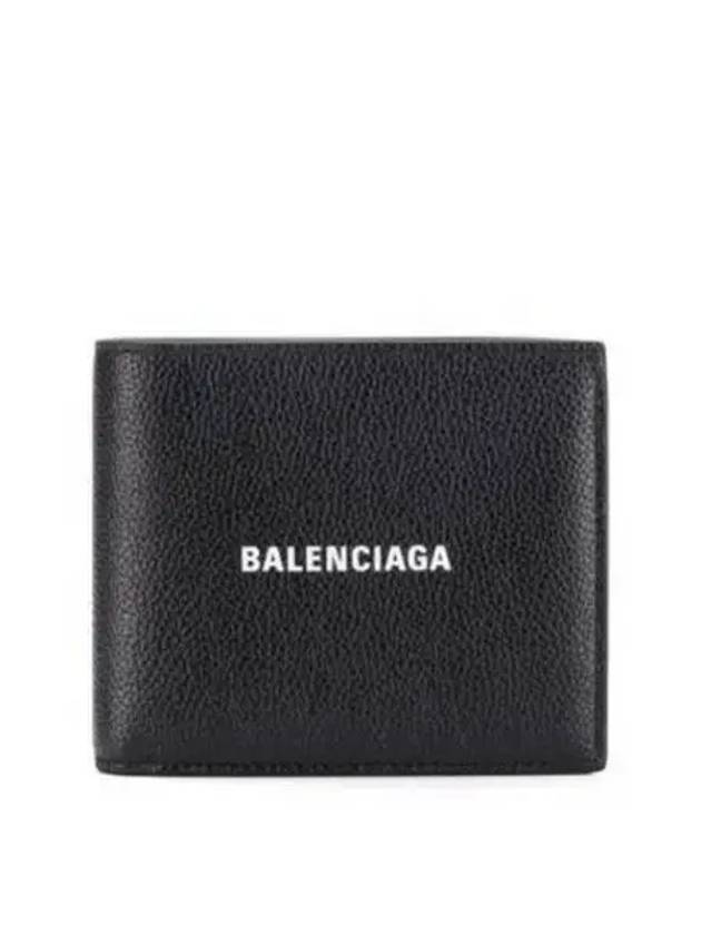 Logo Print Half Wallet Black - BALENCIAGA - BALAAN 2