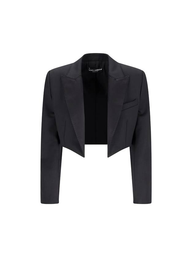 Women's Crop Blazer F29VHT FUBE7-N0000 - DOLCE&GABBANA - BALAAN 2