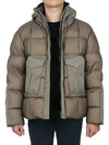 Tempest Combo Down Jacket Padded Khaki - TEN C - BALAAN 4