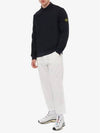 Wappen Patch Crew Neck Sweatshirt Navy - STONE ISLAND - BALAAN 6