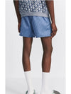 Oblique Parley Swim Shorts Blue - DIOR - BALAAN 6