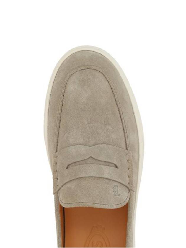 Suede Loafers Grey - TOD'S - BALAAN 5