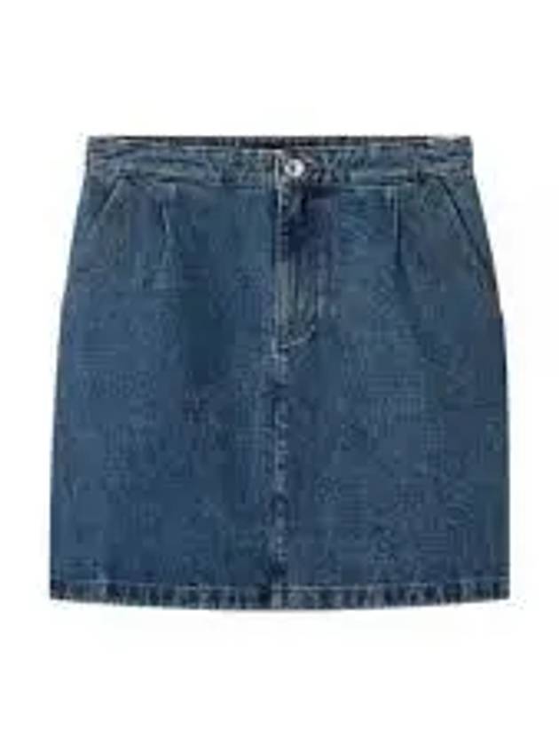 Brigitte H-Line Skirt Stonewashed Indigo - A.P.C. - BALAAN 2