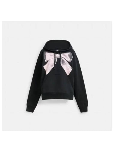 Bow Hoodie Black - COACH - BALAAN 1