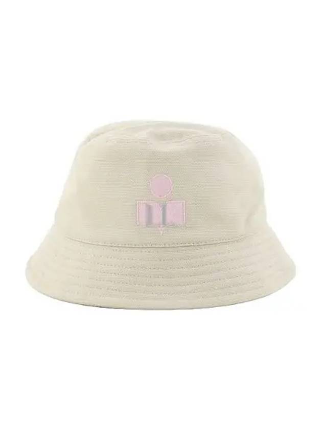 Haley Embroidered Logo Bucket Hat Ecru - ISABEL MARANT - BALAAN 2