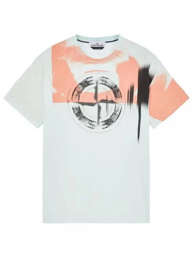 Circlet Logo Printing Short Sleeve T-Shirt Mint - STONE ISLAND - BALAAN 2