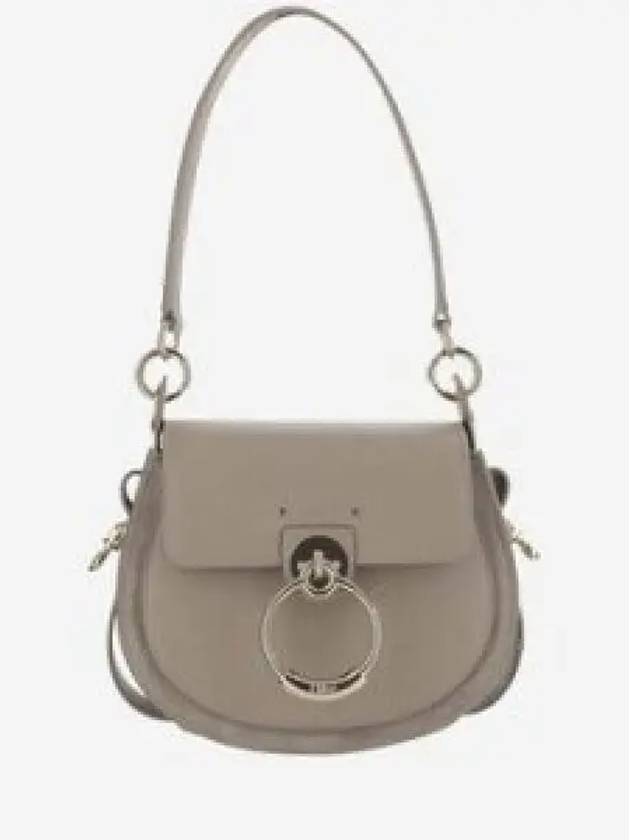 Tess Small Shoulder Bag Black Motty Grey - CHLOE - BALAAN 2