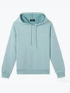 Logo Cotton Blend Knit Hoodie Mint - A.P.C. - BALAAN 2