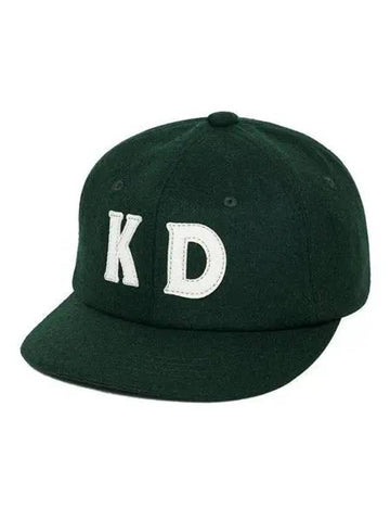 KODAK Wool Vintage Flat Brim Cap GREEN - KODO - BALAAN 1