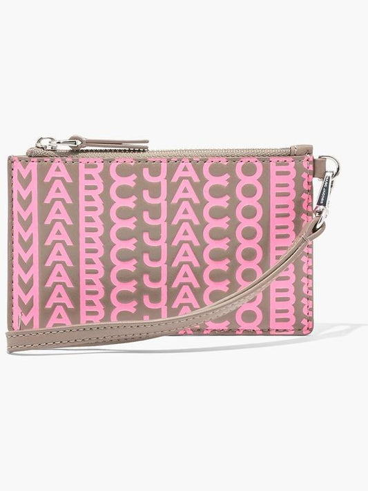 Monogram Slim84 TopZip Wristlet_Pink(S153L03FA22-296) - MARC JACOBS - BALAAN 1