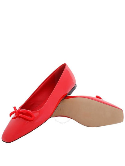 Ferragamo Ladies Red Ballet Flat With Asymmetric Bow, Size 5.5 - SALVATORE FERRAGAMO - BALAAN 2