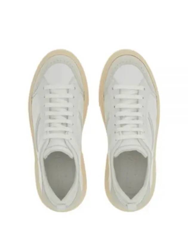 Casina Mix Low Top Sneakers White - SALVATORE FERRAGAMO - BALAAN 2