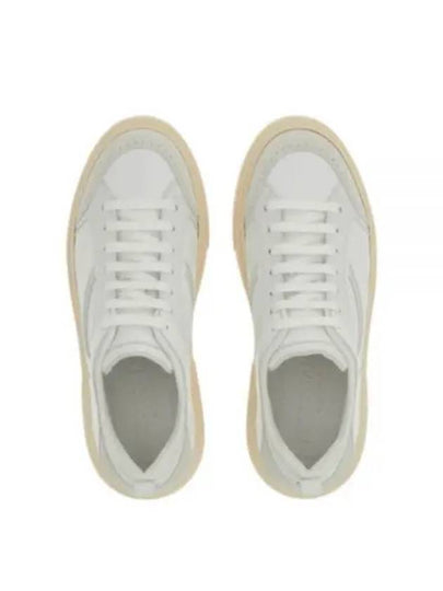 Casina Mix Low Top Sneakers White - SALVATORE FERRAGAMO - BALAAN 2