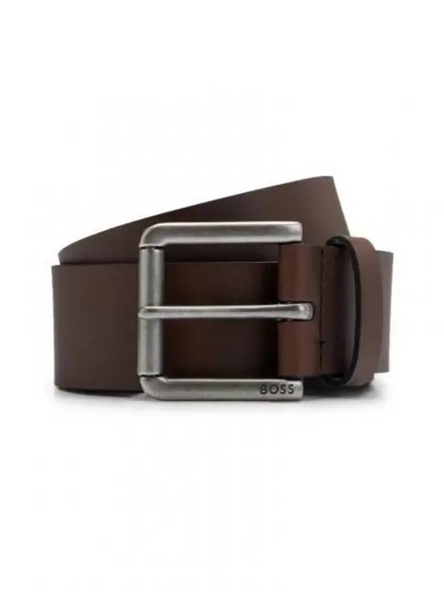 Joris Buckle Leather Belt Brown - HUGO BOSS - BALAAN 2