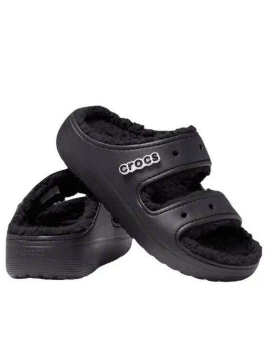 Classic Cozy Sandals 207446 060 Fur Slippers Office Slippers Fur Slippers Winter Fur Indoor Shoes 480931 - CROCS - BALAAN 1