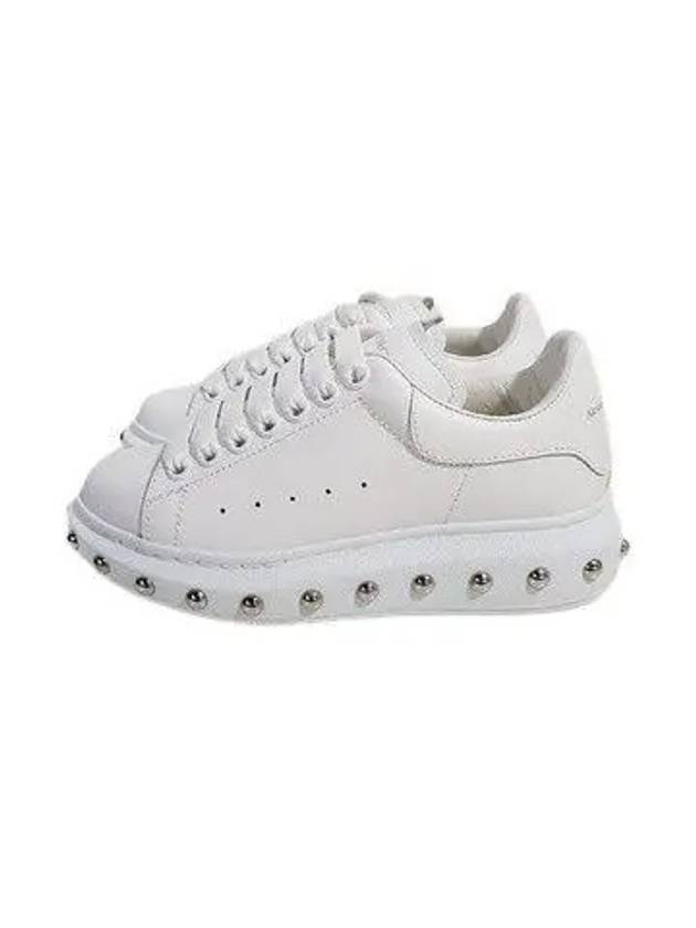 Stud Oversole Low Top Sneakers White - ALEXANDER MCQUEEN - BALAAN 1