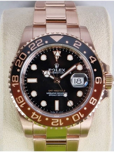 Rolex GMT Master 2 Root Beer Rose Gold 21 Years - ROLEX - BALAAN 1