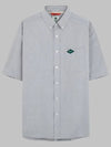 Classic Short Sleeve Oxford Shirt GEE245 103 Gray - GEECOON - BALAAN 4