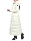 CALINA R CREAM Women's Hooded Long Padded Jumper Coat - MACKAGE - BALAAN 7