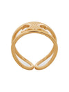 Triomphe Logo Ring Gold - CELINE - BALAAN 2