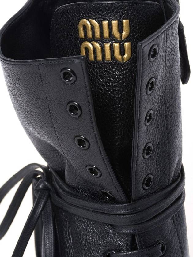 Boots 5U323EFA075070 F0002 Black - MIU MIU - BALAAN 5