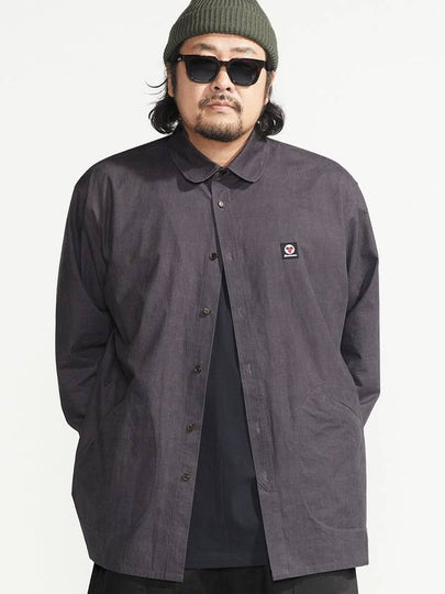 Side Pocket Washing Long Sleeve Shirt Charcoal - BOOVOOM - BALAAN 2